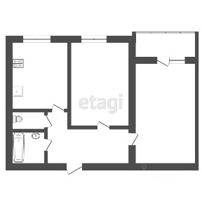 Продается 2-комн. квартира, 56 м²
