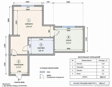Продается 1-комн. квартира, 27,5 м²