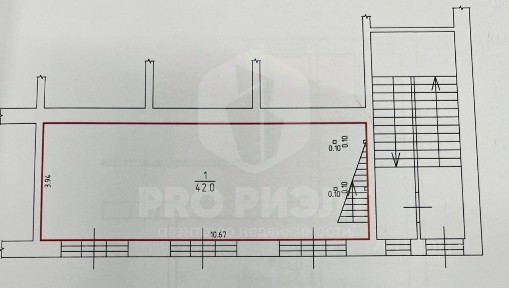 Продается помещение свободного назначения, 59,4 м²
