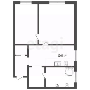 Продается 2-комн. квартира, 49,4 м²