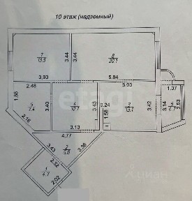 Продается 2-комн. квартира, 80 м²