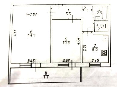Продается 2-комн. квартира, 47,5 м²