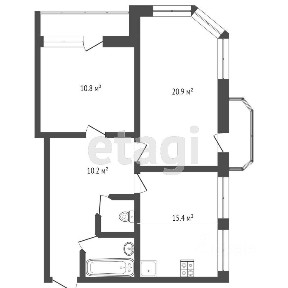 Продается 2-комн. квартира, 43 м²