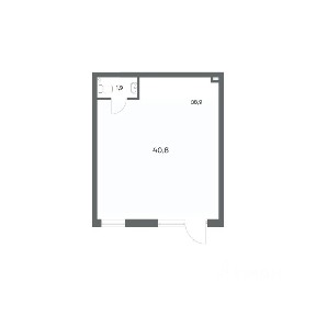 Продается помещение свободного назначения, 40,8 м²