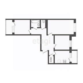 Продается 3-комн. квартира, 66,8 м²