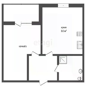 Продается 1-комн. квартира, 35,9 м²