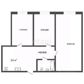 Продается 3-комн. квартира, 60,6 м²