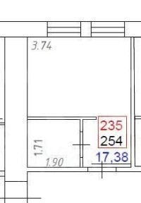 Продается апартаменты-студия, 17,1 м²