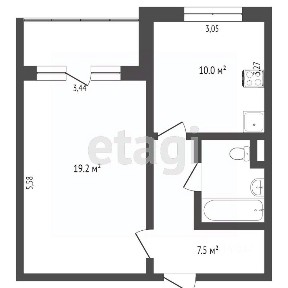 Продается 1-комн. квартира, 48 м²