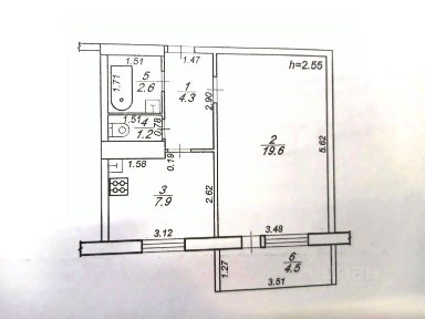 Продается 1-комн. квартира, 40,1 м²