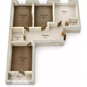 Продается 3-комн. квартира, 72,3 м²