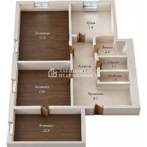 Продается 3-комн. квартира, 64,2 м²