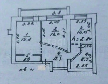 Продается 2-комн. квартира, 59,7 м²