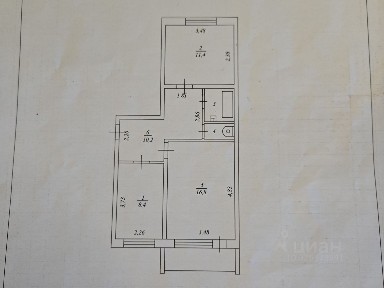 Сдается 2-комн. квартира, 50,7 м²