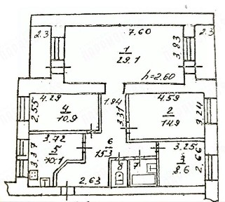 Продается 4-комн. квартира, 92,9 м²