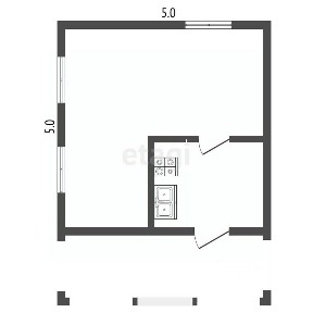 Продается 1-этажный дом, 25 м²