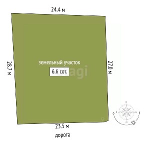 Продается 2-этажный дом, 72 м²