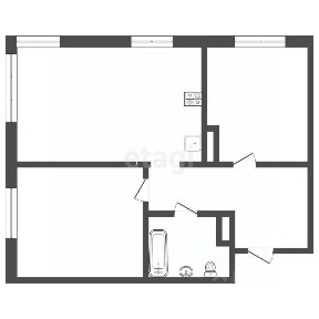 Продается 2-комн. квартира, 54,5 м²