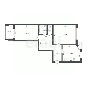 Продается 2-комн. квартира, 72 м²