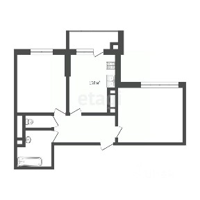 Продается 2-комн. квартира, 77 м²