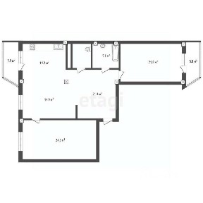 Продается 2-комн. квартира, 102,4 м²