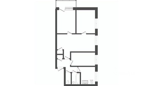 Продается 4-комн. квартира, 62 м²