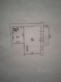 Продается помещение свободного назначения, 35 м²
