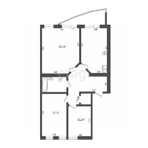 Продается 3-комн. квартира, 102 м²