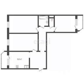Продается 3-комн. квартира, 92,6 м²