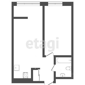Продается 1-комн. квартира, 56 м²