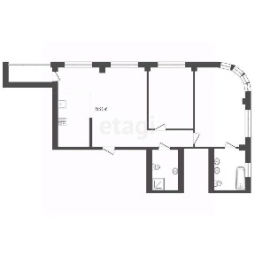 Продается 2-комн. квартира, 95,7 м²