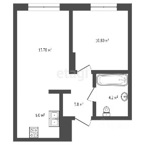 Продается 1-комн. квартира, 38,5 м²