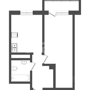 Продается 1-комн. квартира, 34,8 м²