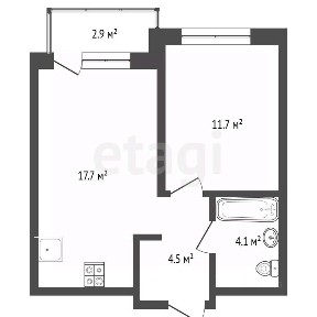 Продается 1-комн. квартира, 38 м²