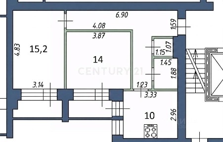 Продается 2-комн. квартира, 59 м²