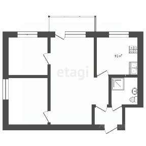 Продается 2-комн. квартира, 42,7 м²
