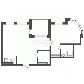 Продается 1-комн. квартира, 67,1 м²