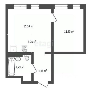 Продается 1-комн. квартира, 37,8 м²