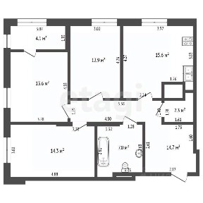 Продается 3-комн. квартира, 80,4 м²