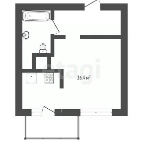 Продается студия, 31,4 м²