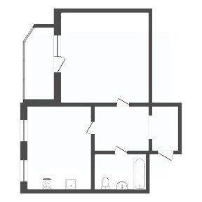 Продается 1-комн. квартира, 46 м²