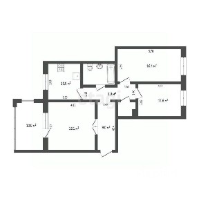 Продается 3-комн. квартира, 72 м²