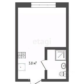 Продается студия, 18,3 м²