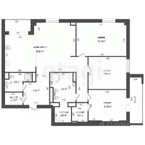 Продается 4-комн. квартира, 112,6 м²
