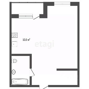 Продается студия, 34,4 м²