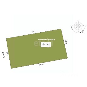 Продается 1-этажный дом, 35 м²