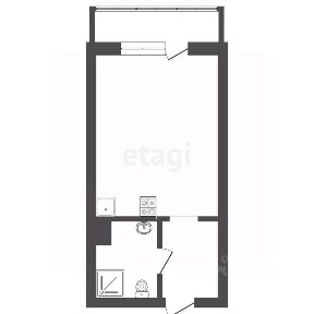 Продается студия, 32,1 м²