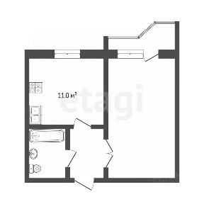 Продается 1-комн. квартира, 45,4 м²