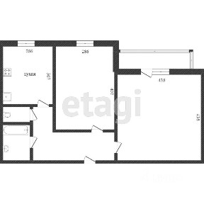 Продается 2-комн. квартира, 50,1 м²