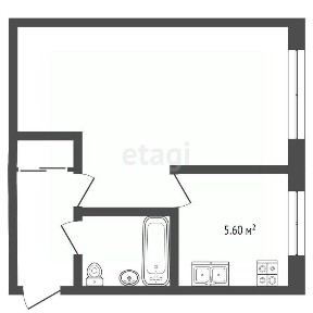 Продается 1-комн. квартира, 29,8 м²